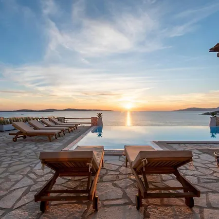 Malou - 4 Bdrm Sea & Sunset View - Mg Villas Mykonos Town