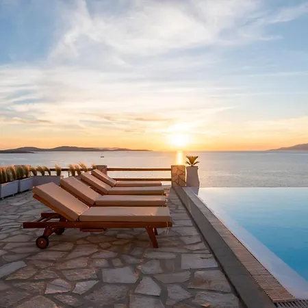 Malou - 4 Bdrm Sea & Sunset View - Mg Villas * Mykonos Town