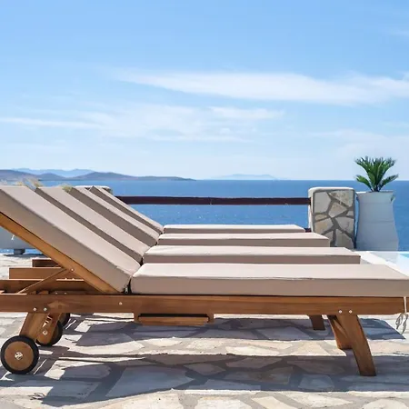 Malou - 4 Bdrm Sea & Sunset View - Mg Villas ヴィラ Mykonos Town