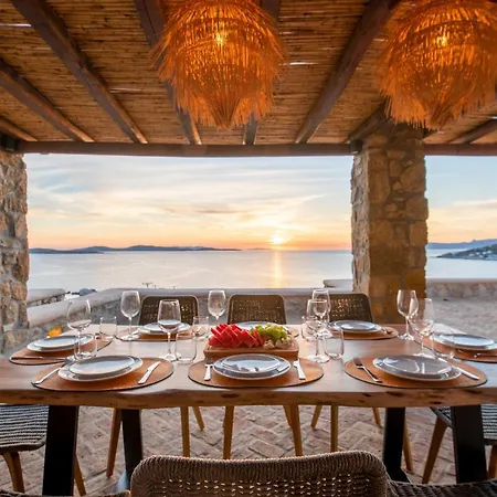 Malou - 4 Bdrm Sea & Sunset View - Mg Villas ヴィラ Mykonos Town